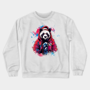 Gangsta Panda Hip Hop Street Graffity style Crewneck Sweatshirt